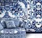 Preview: Blu Mediterraneo Sicilian Teletta Mural