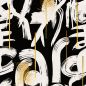 Preview: GESTURAL ABSTRACTION Anthracite WP20331