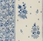 Preview: KOROND FLORAL Indigo WP30024