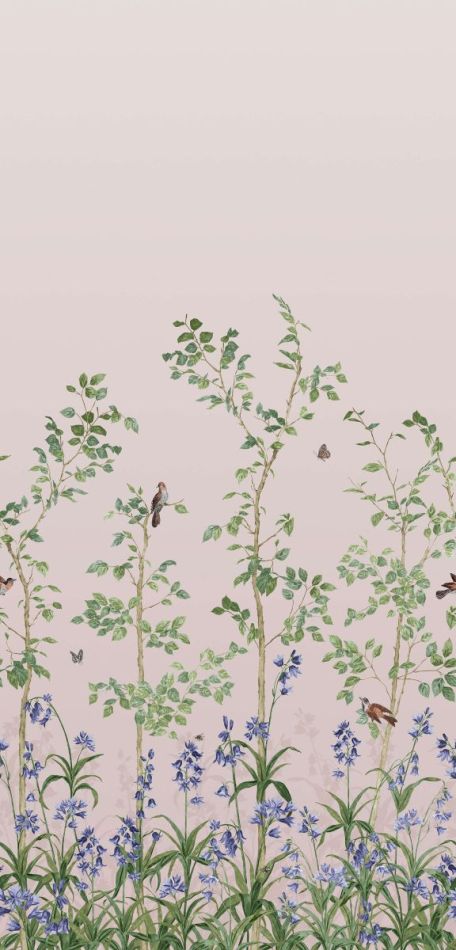 Bird and Bluebell - China Clay
