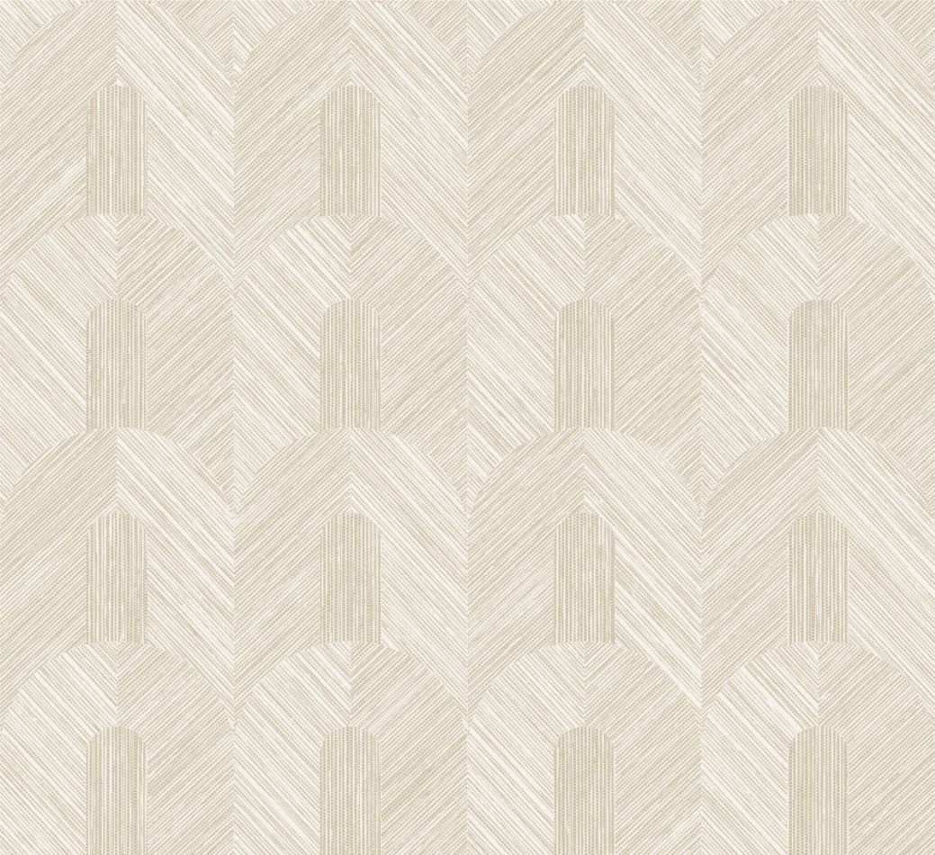 Arte International Essentials Tangram Dome 24064 Linen Wallpaper