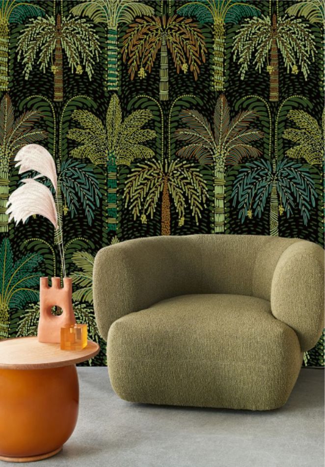 Solange 340291 Palmtree forest green