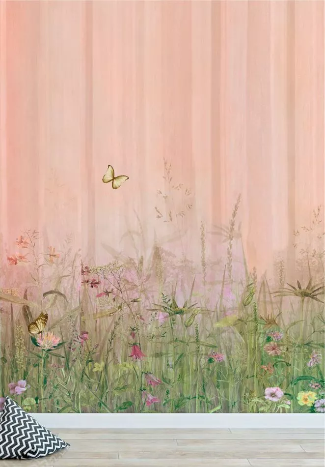 Wildflower Meadow CW6023-1 Peach Pink