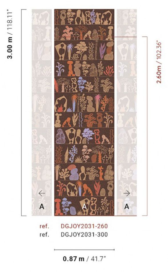 Gaudia Rouge DGJOY2031 - 260cm