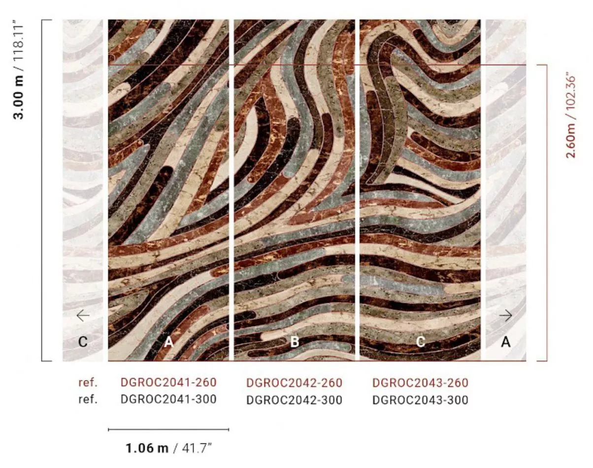 Serpentine Rust DGROC204 - 300