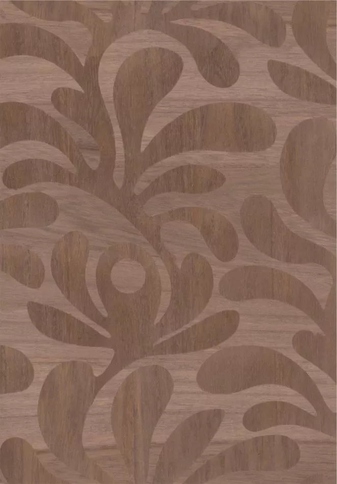 Woodblock Beetle Fern MO5021 Walnut