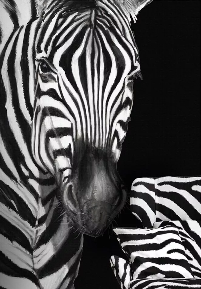 Zebra Teletta Wandbild