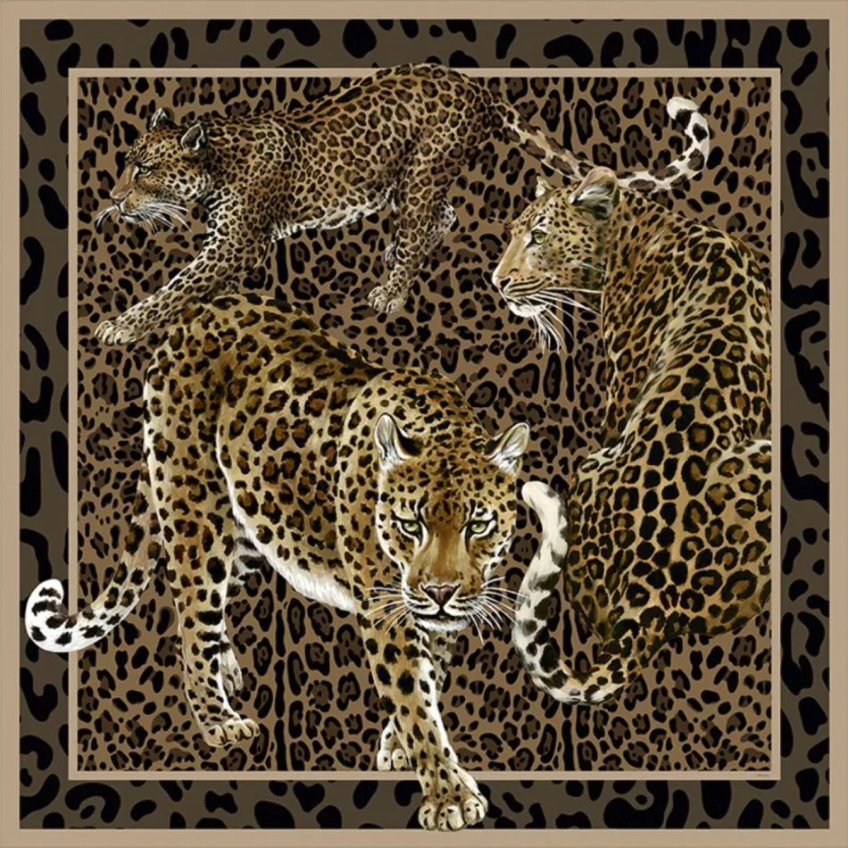 Leopardo Luxe Framed Teletta Mural