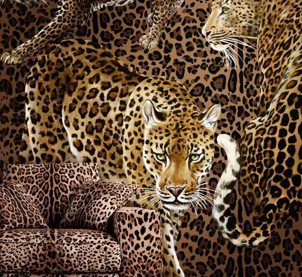 Leopardo Luxe Framed Teletta Mural