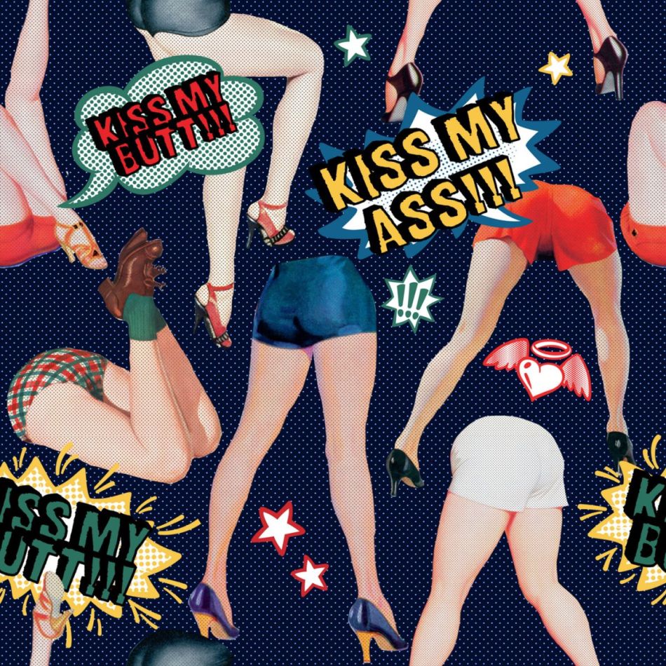 KISS MY ASS Indigo WP20377
