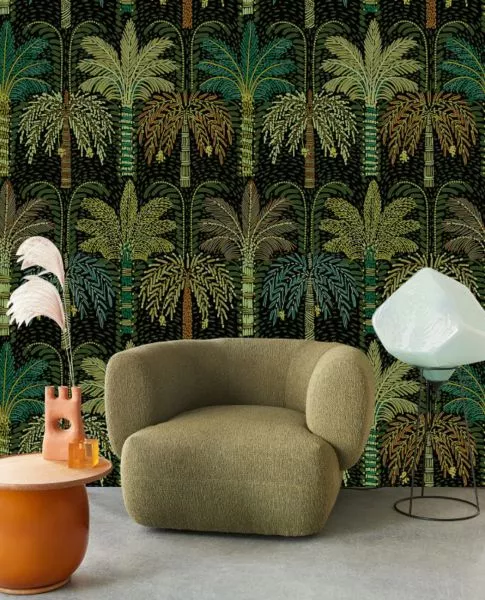 Solange 340291 Palmtree forest green