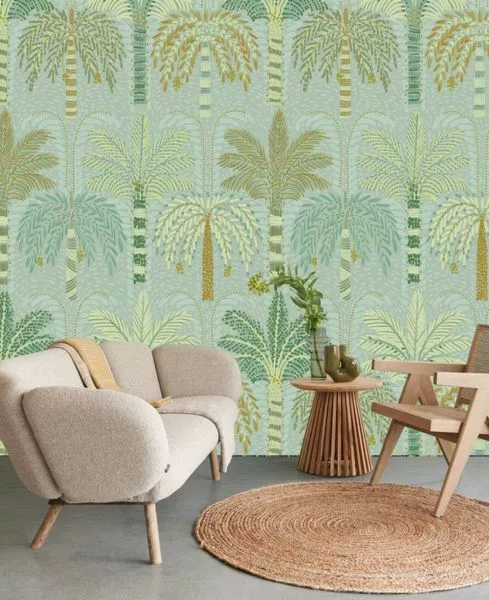 Solange 340293 Palmtree celadon