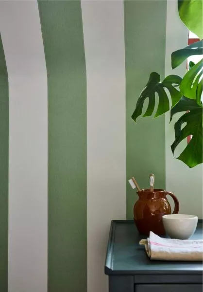 Broad Stripe - Pea Green
