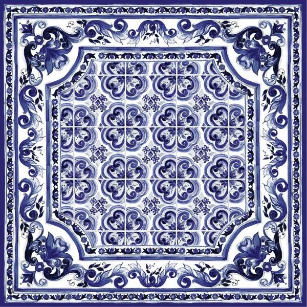 Blu Mediterraneo Eleganza Teletta Wandbild