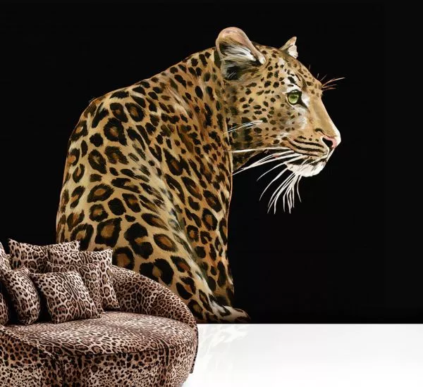 Leopardo Teletta Wandbild